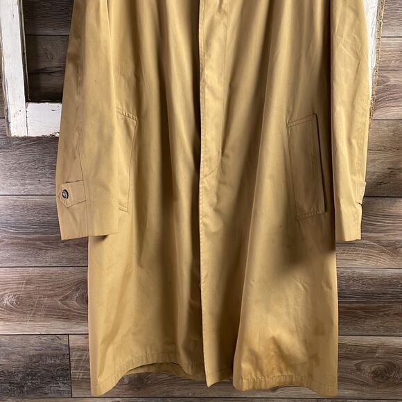 Glen Eagle Trenchcoat Vintage American Traveler , Size 48L, Tan - Picture 3 of 13